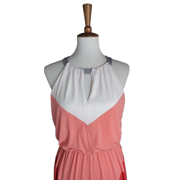 Vince Camuto Women's Keyhole Blouson Maxi Dress size 6 - Picture 2 of 6